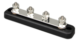 Victron Busbar 150 A with 4 terminals with cover Rock Solid Trays & Canopies Australia