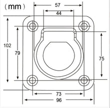 Lashing Ring/Tie Down 1000KG Rock Solid Trays & Canopies Australia
