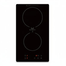 SAFIERY Induction Dual Hob Cooktop 2000W Rock Solid Trays & Canopies Australia