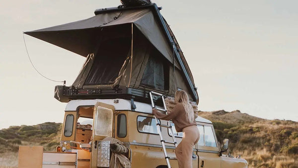 The Bush Company - AX27 Clamshell Rooftop Tent Rock Solid Trays & Canopies Australia
